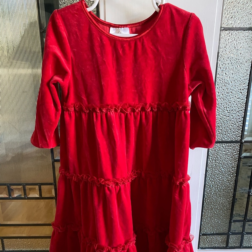 Hanna Andersson Velour Tulle twirl dress